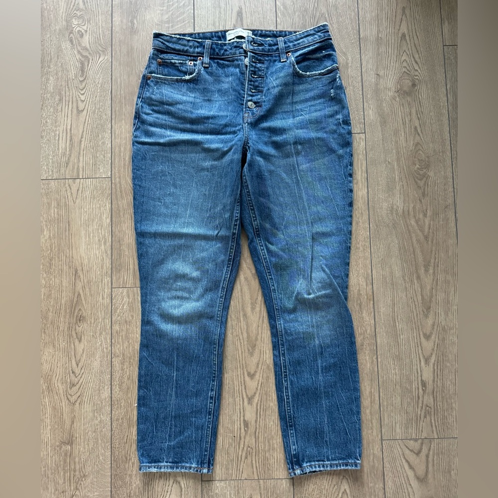 Abercrombie & Fitch curve love high rise skinny denim
